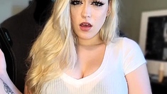 Chubby Blonde Brianna Solo Masturbation