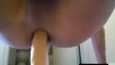 Asian Twink Rides Dildo For Huge Orgasm