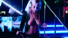 Club DJ Flashing Hot Tits Dancing
