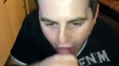 Blowjob And Cum In His Mouth