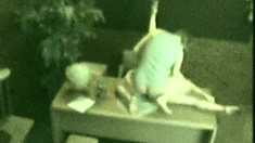 Hardcore office sex as the secretary gets nailed on the desk and it's caught on hidden spy cam