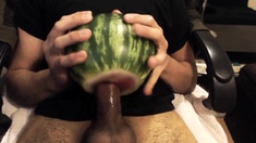 Fucking a Watermelon